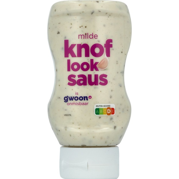 g'woon saus knoflook voorkant