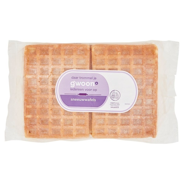 g'woon sneeuwwafels voorkant