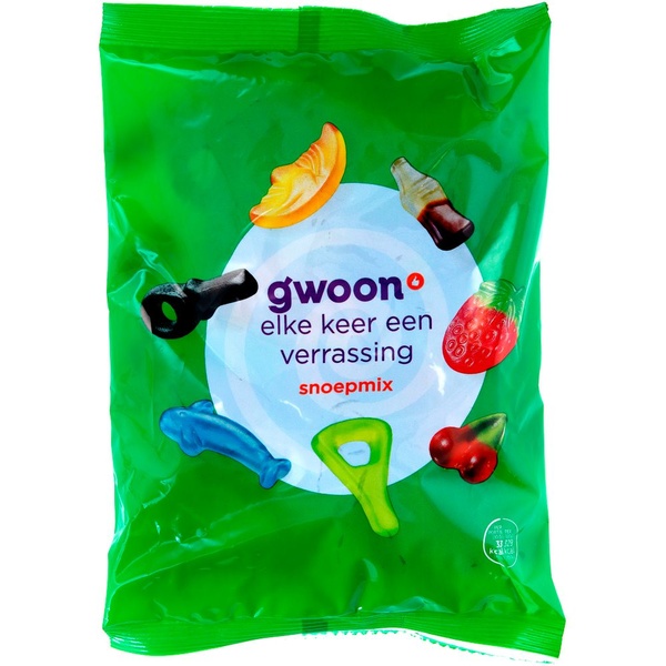 g'woon snoep mix voorkant