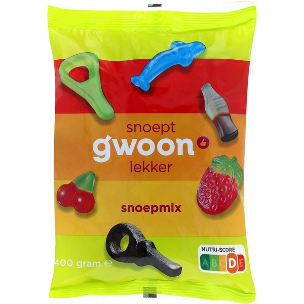 g'woon snoepmix voorkant