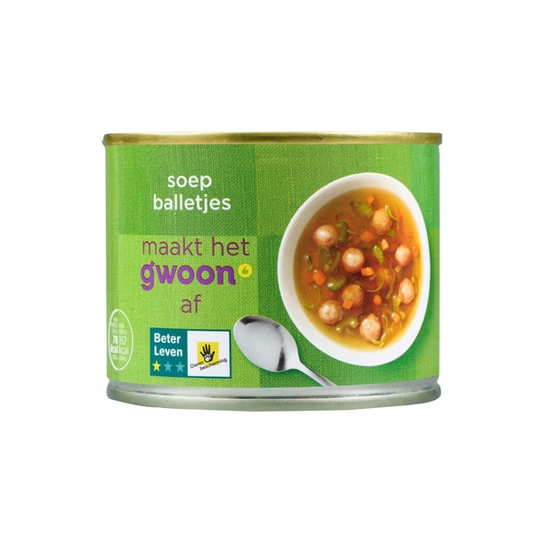 g'woon soepballetjes voorkant