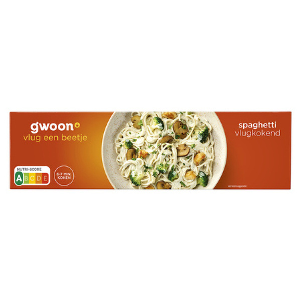 g'woon spaghetti voorkant