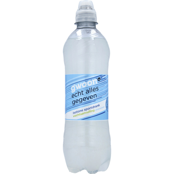 g'woon sportdrink Isotone voorkant