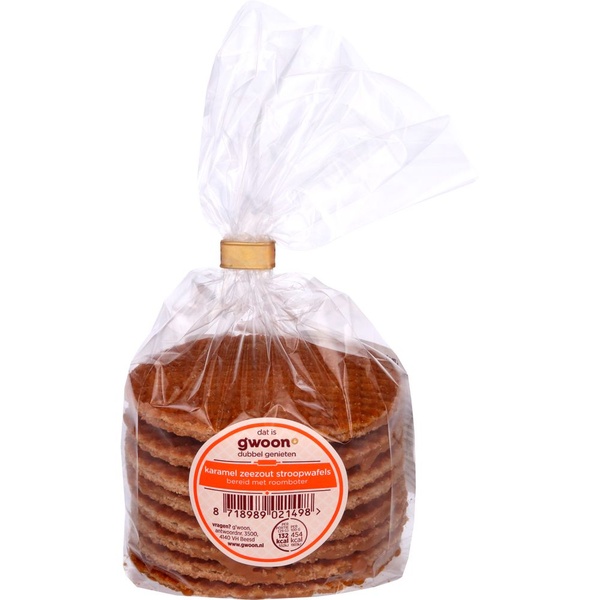 g'woon stroopwafels karamel zeezout voorkant