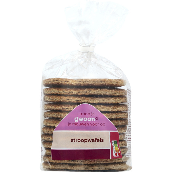 g'woon stroopwafels roomboter voorkant