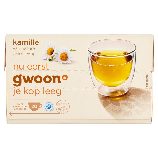 g'woon thee kamille voorkant