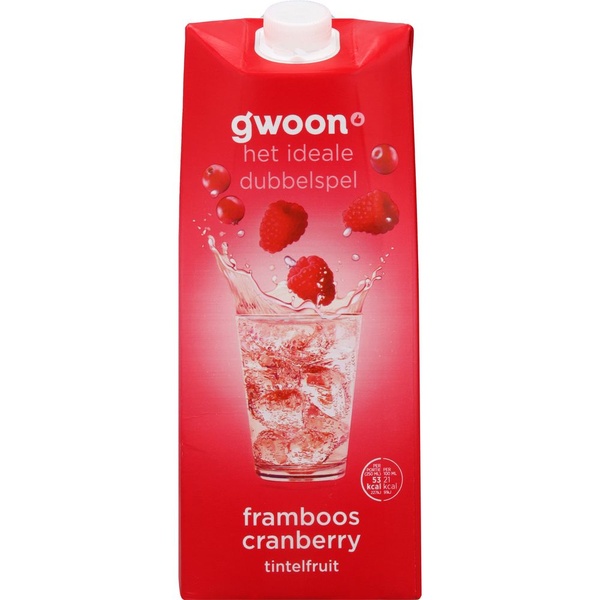 g'woon tintelfruit appel & cranberry voorkant