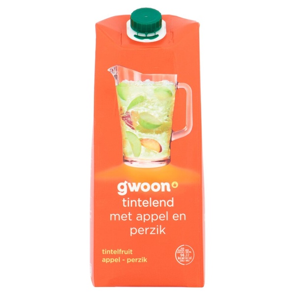 g'woon Tintelfruit Appel perzik voorkant