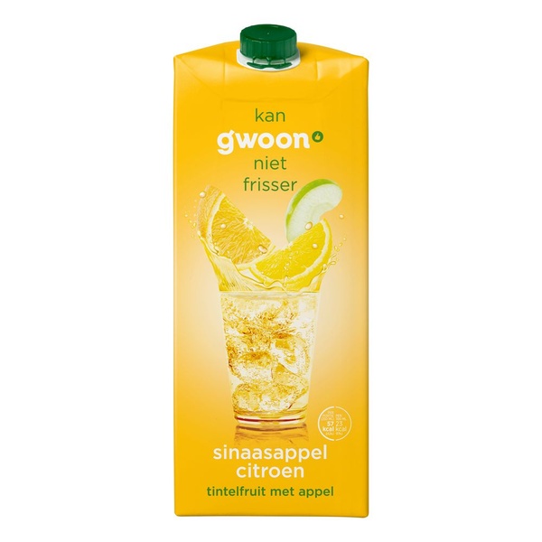g'woon Tintelfruit Sinaasappel & Citroen voorkant