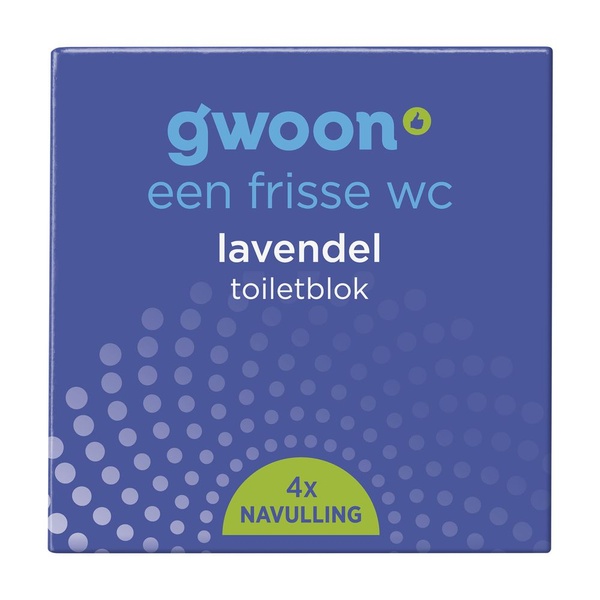 g'woon toiletblok lavendel navulling voorkant