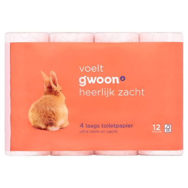 g'woon toiletpapier voorkant