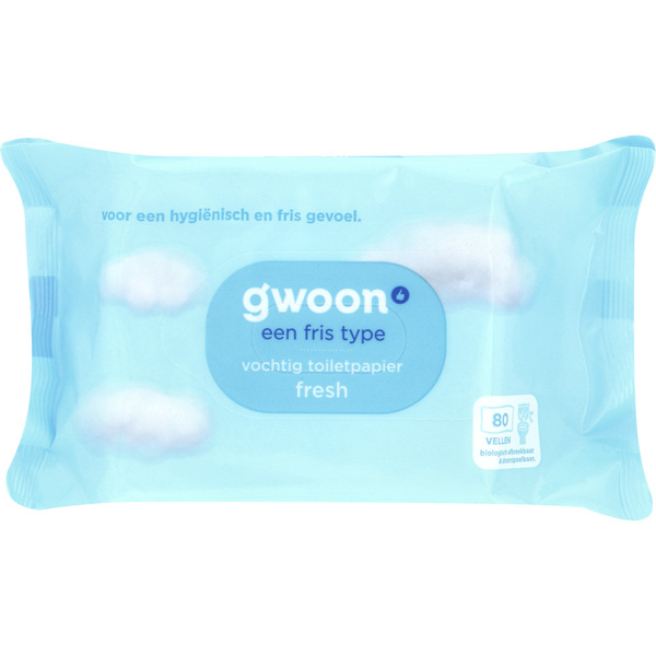 g'woon toiletpapier vochtig toiletpapier voorkant