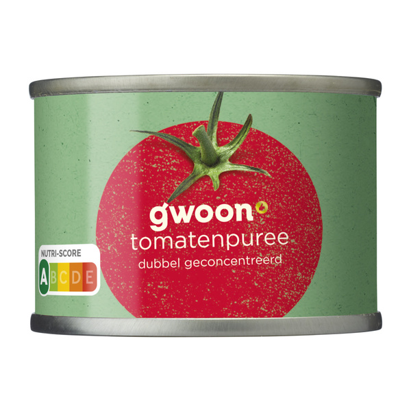 g'woon tomatenpurree dubbel geconcentreerd voorkant
