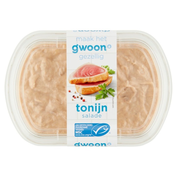 g'woon tonijnsalade voorkant