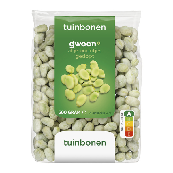 g'woon tuinbonen fijn voorkant