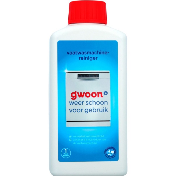 g'woon vaatwasmachine reiniger voorkant