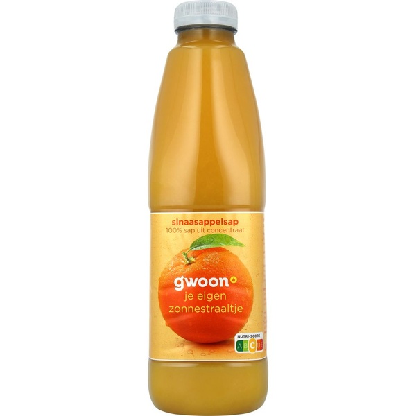 g'woon Vruchtensap Sinaasappelsap voorkant