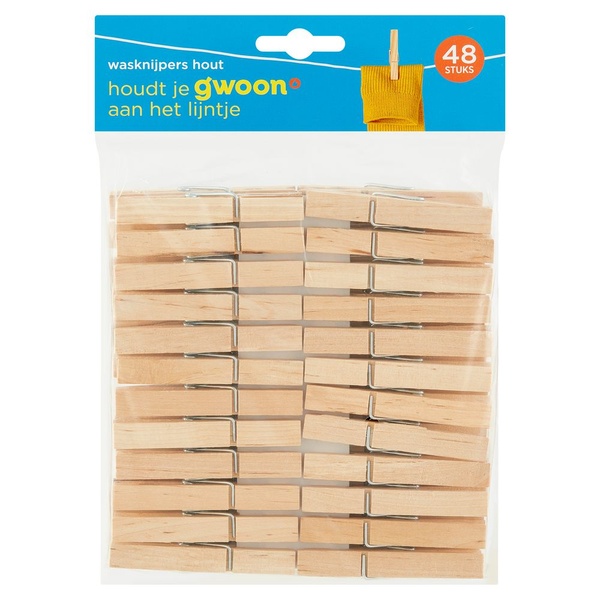 g'woon wasknijpers hout voorkant