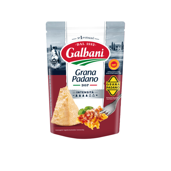 Galbani Galbani Geraspte kaas Grana Padano voorkant