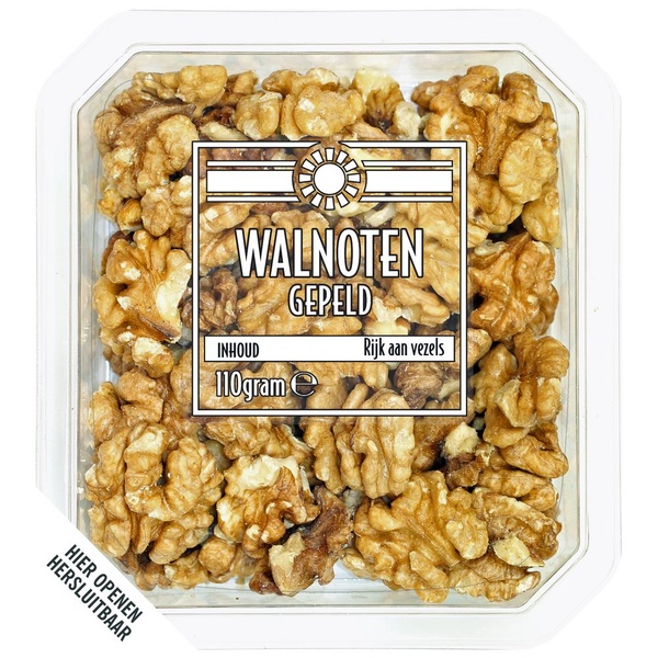 gepelde walnoten voorkant