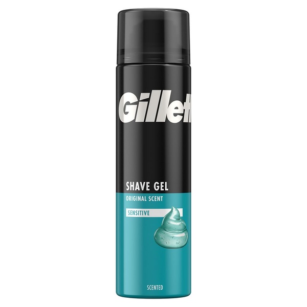 Gillette scheergel sensitive voorkant