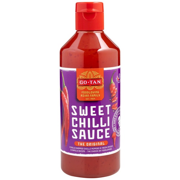 Go-Tan sweet chili sauce original voorkant