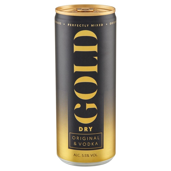 Gold Dry pre-mix voorkant