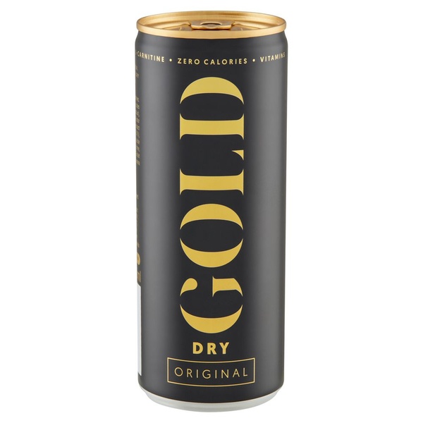 Gold Dry premium soda voorkant