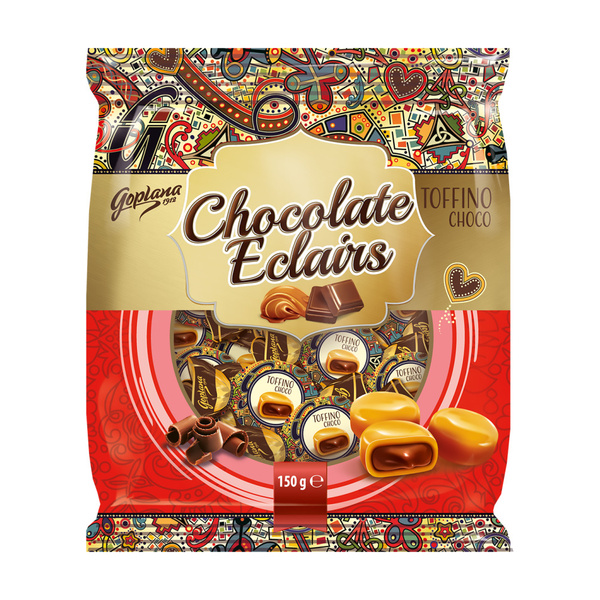 Goplana Goplana Bedo Chocolate Eclairs 150 g voorkant