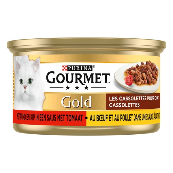 Gourmet Kattenvoer Cassolettes rund voorkant