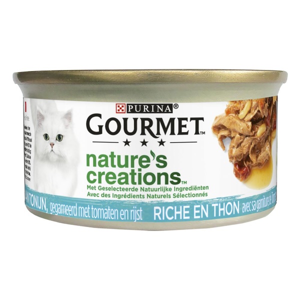 Gourmet natures creations tonijn voorkant