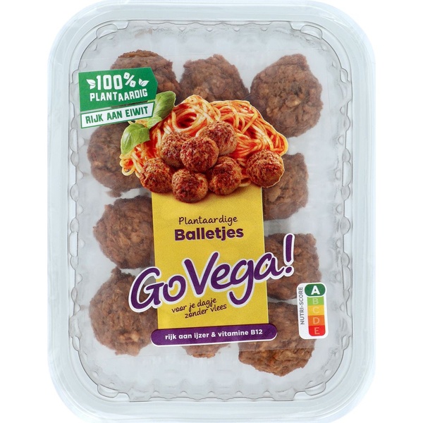 GoVega vegetarische balletjes voorkant