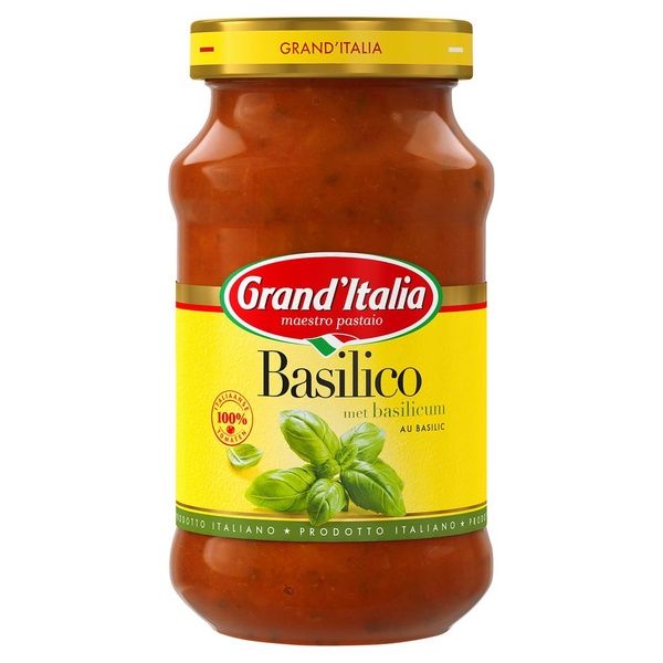 Grand'Italia Pastasaus Basilico voorkant
