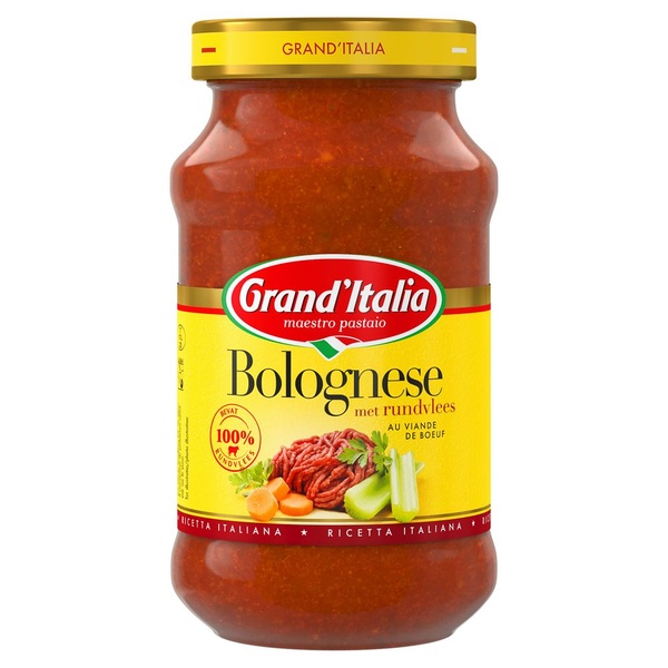Grand'Italia Pastasaus Bolognese voorkant