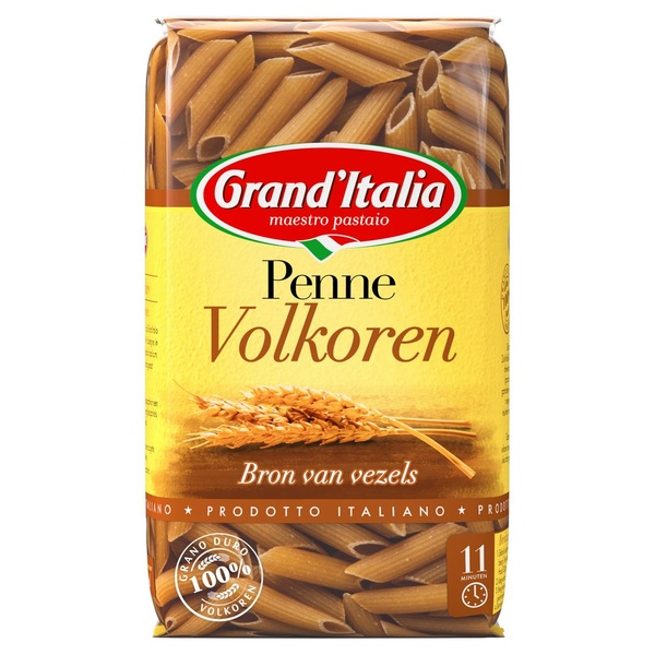 Grand'Italia Penne Rigate Integralli voorkant