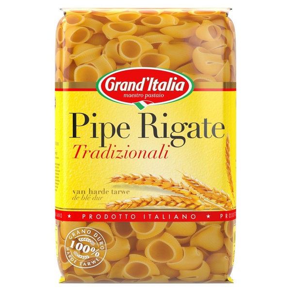 Grand'Italia pipe rigate tradizionali voorkant