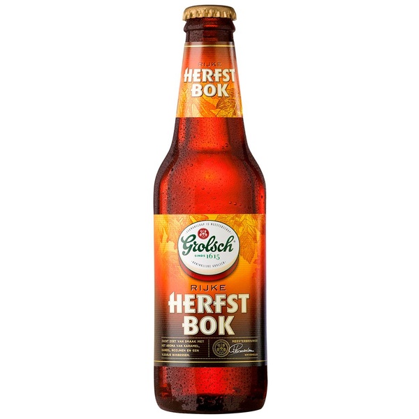 Grolsch bier herfstbok voorkant