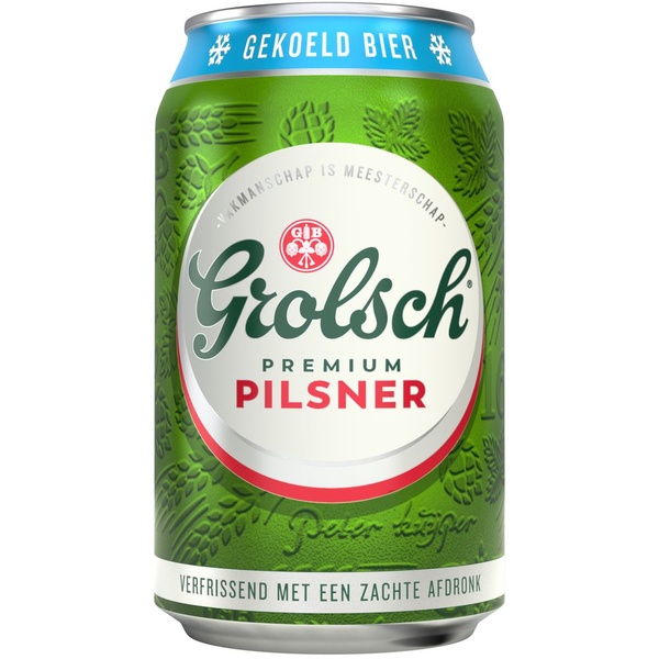 Grolsch pilsener voorkant