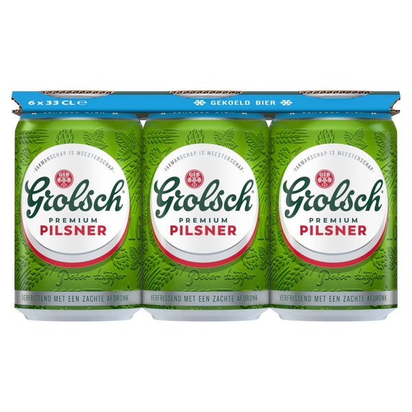Grolsch premium pilsener voorkant