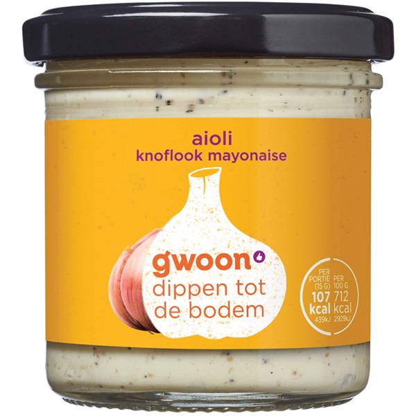 SPAR Gwoon aïoli knoflook mayonaise je vindt het bij SPAR