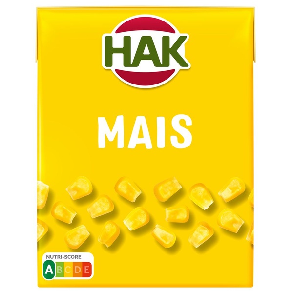 Hak maïs in pak voorkant