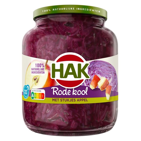 Hak Rode Kool Met Appel voorkant