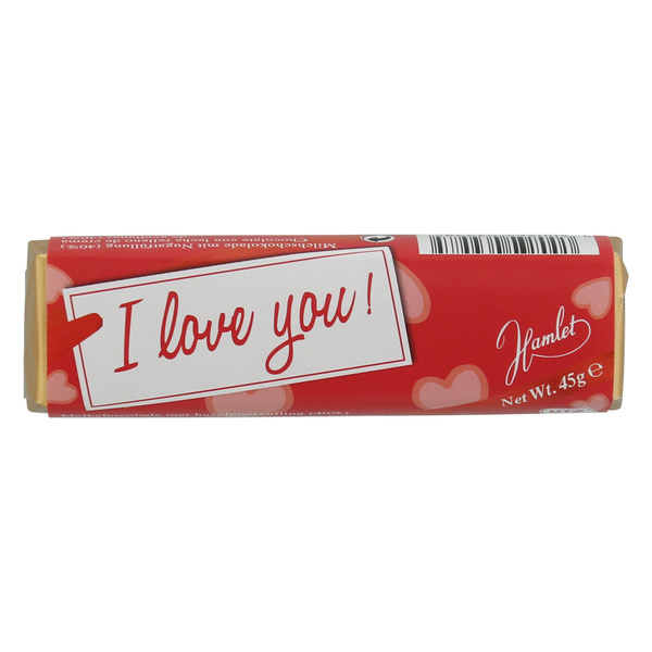 Hamlet Hamlet Melkpraline I Love You UTZ voorkant