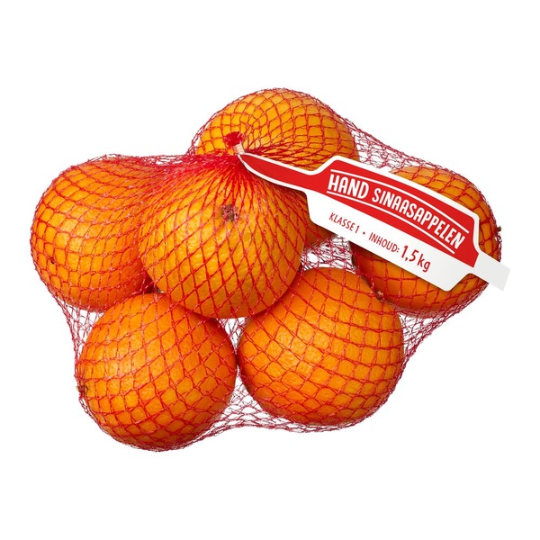 hand sinaasappelen voorkant