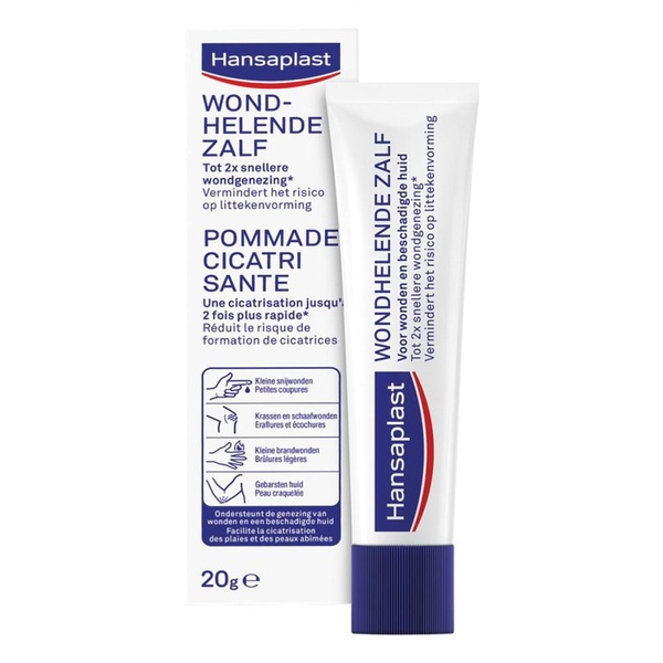 Hansaplast zalf wondhelend voorkant