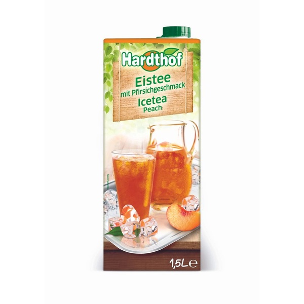 Hardthof ice tea perzik voorkant