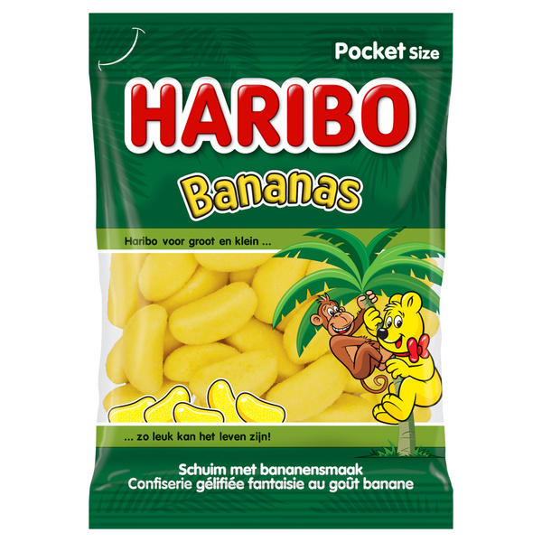 Haribo bananas voorkant