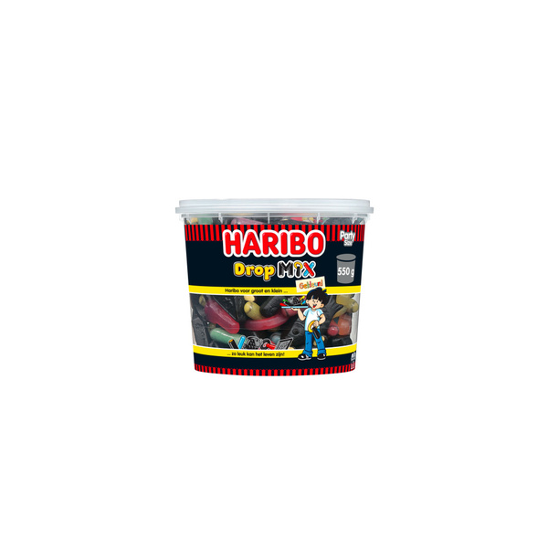 Haribo gekleurde dropmix voorkant