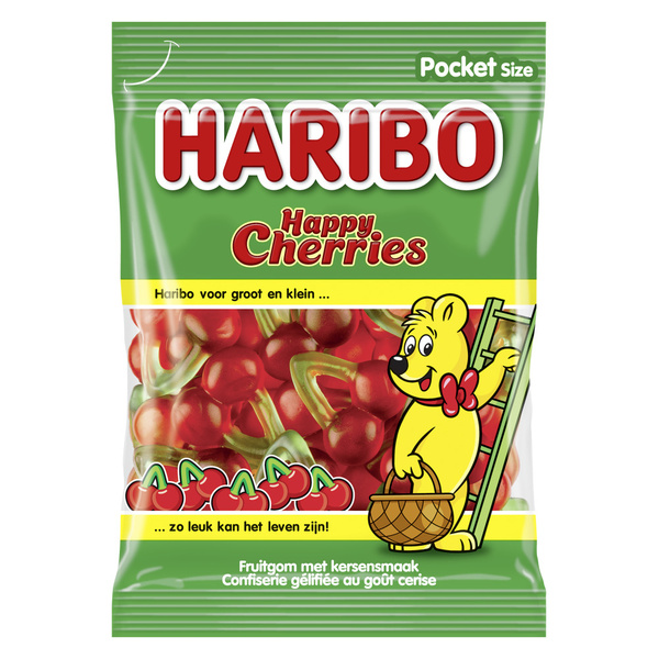 Haribo happy cherries
 voorkant