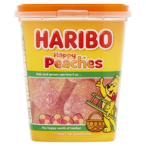 Haribo happy peaches voorkant